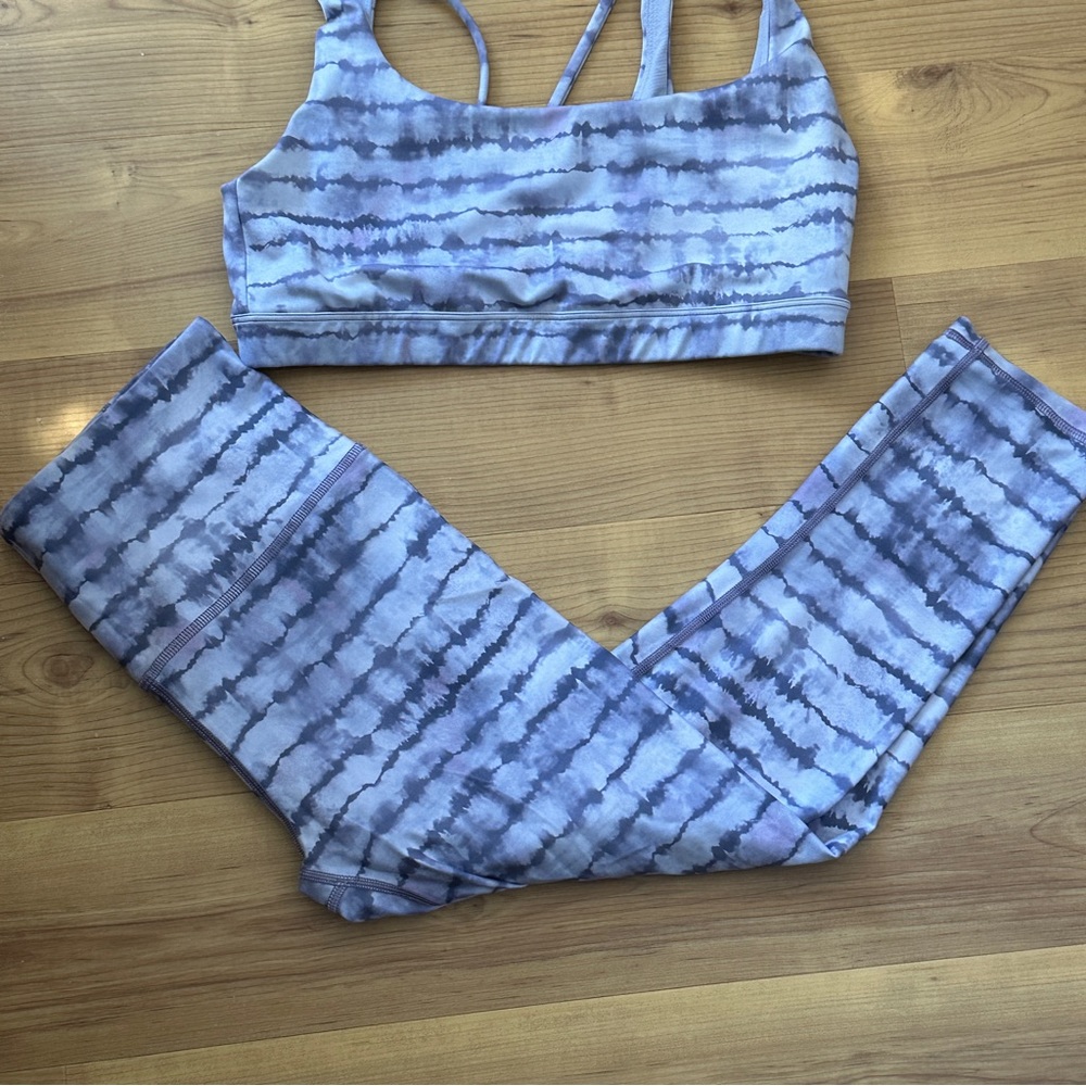 Athleta sports bra and capri set